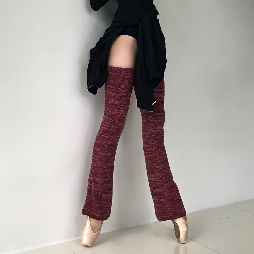 Room Jalan Incense Spot Lalawi Comfort Long Version Knit Warm Warm-up Warm Body Leg Ballet Dancer Dance Yoga
