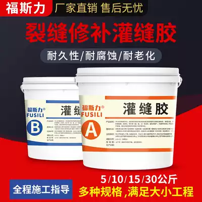 Foss force two-group crack repair special caulking and sealing glue Air drum concrete floor bridge injection perfusion glue