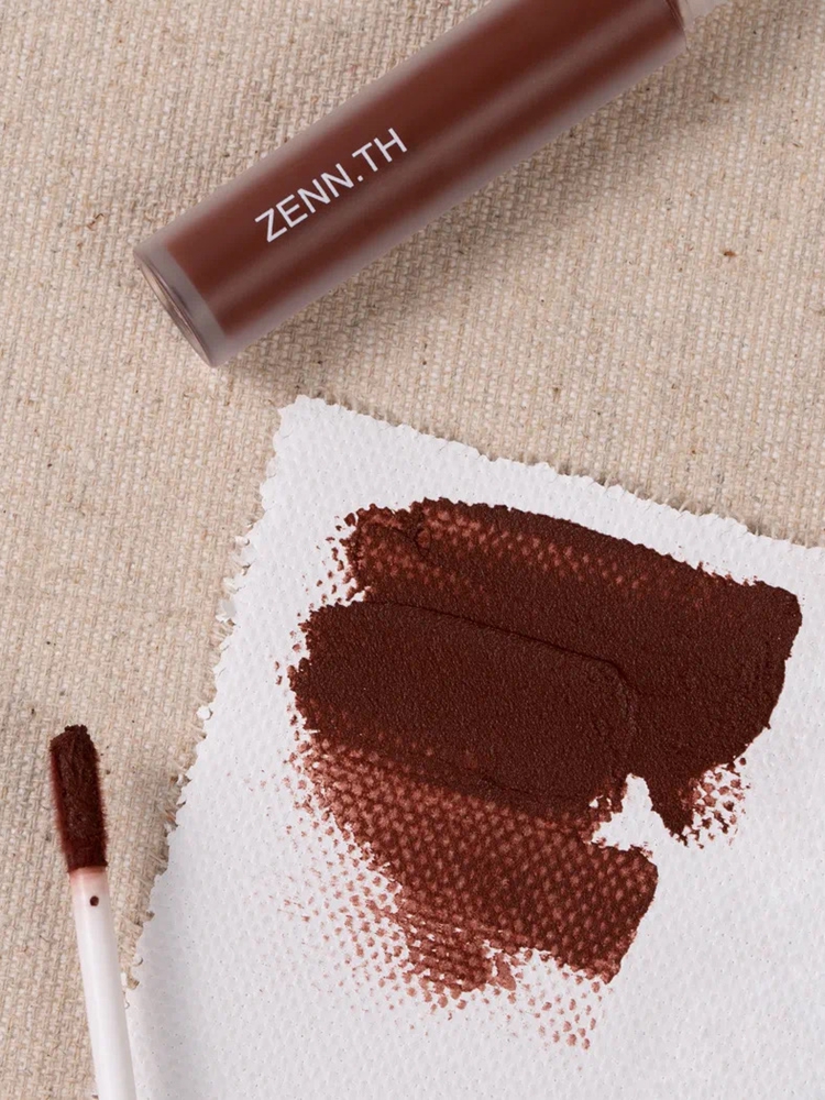 Powdery and foggy but not dry｜Meat Ball Mom ZENN TH is more than just matte powder and mist lip mud, micro-skin matte lip gloss