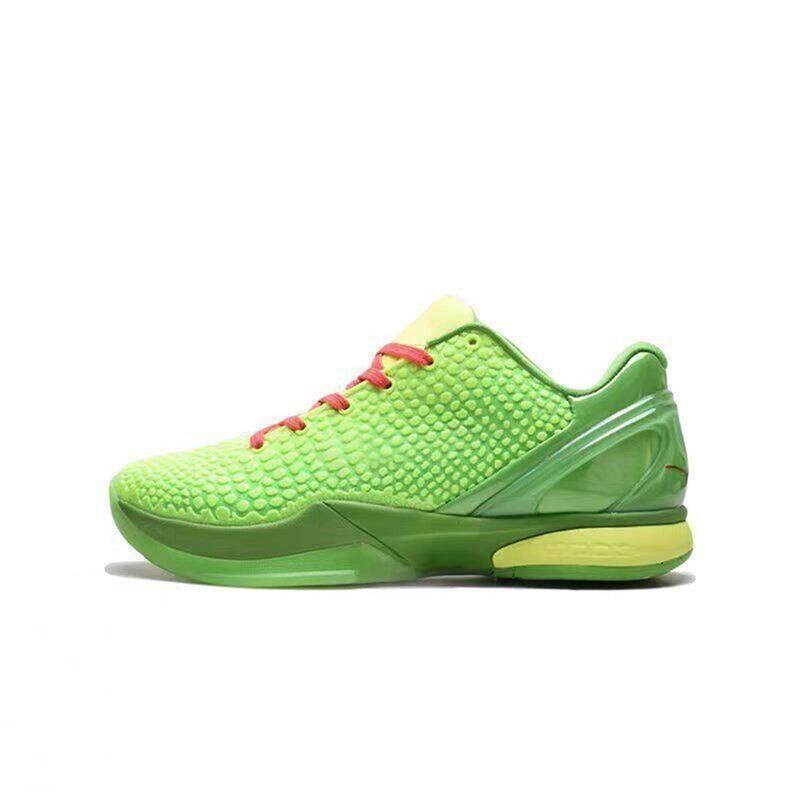 Kobe 6Th Generation Green Hornet All-Star Pink Master's Path Joker Swallowtail Playoffs Actual Game Men's Basketball Shoes
