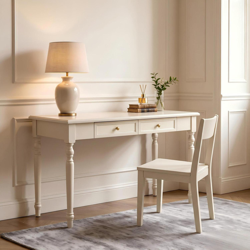 American-Style Desk, Small Apartment Home Computer Desk, Bedroom Retro Solid Wood Desk, Simple Light Luxury Modern Writing Desk American-Style Desk, Small Apartment Home Computer Desk, Bedroom Retro Solid Wood Desk, Simple Light Luxury Modern Writing Desk