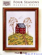Luoluo 10011 Little House on the Mountain Scenery Mill Cross Stitch Picture Redraw XSD Source File