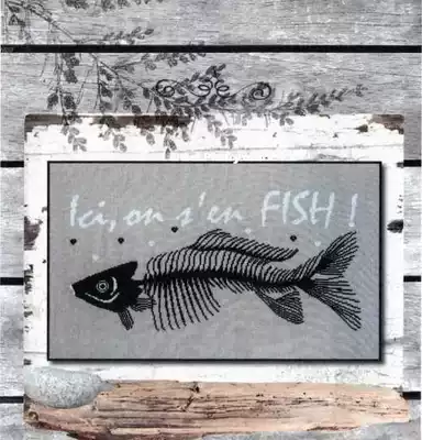 Luo Luo 9277zz fish specimen diy cross stitch redraw source file XSD