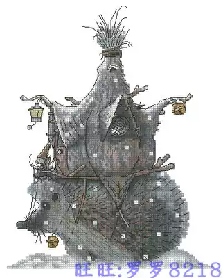 Nimue K75 hedgehog cross stitch redraw source file XSD