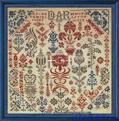 10182 Beautiful pattern cross stitch redraw source file XSD