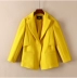 Snow 003 Fall Winter 349 1056 Ve áo Một nút Áo khoác len ngắn áo khoác burberry nữ Áo khoác ngắn