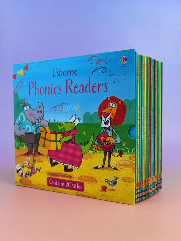 【Usborne Boxed Set of 20 Phonics Readers】Interactive Reading + Audio Included Paperback Enlightenment Storybooks 【Usborne Boxed Set of 20 Phonics Readers】Interactive Reading + Audio Included Paperback Enlightenment Storybooks