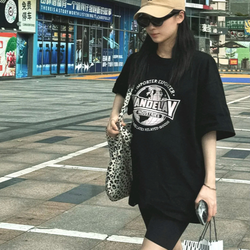 Pure Cotton Maternity Top That Covers the Belly Without Showing Pregnancy, Korean Style Loose Half-Sleeve Plus-Size Maternity T-Shirt, Mid-Length