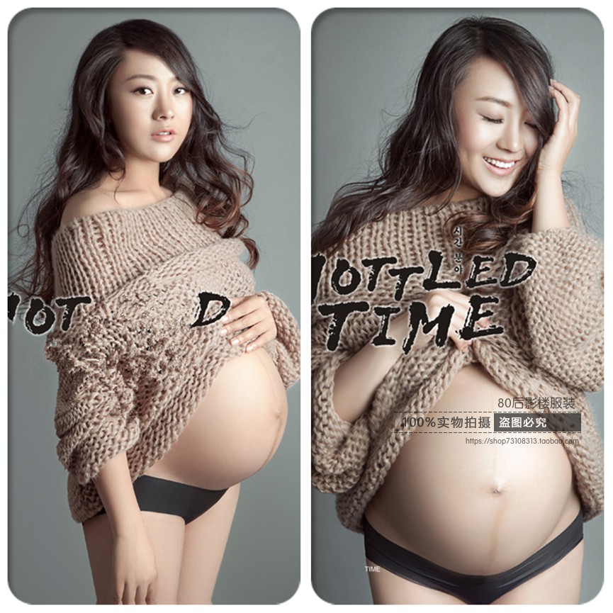 Triển lãm ảnh mới quần áo thai sản studio chụp ảnh quần áo thai sản ảnh bà bầu quần áo ảnh bà bầu quần áo đầm bầu thời trang