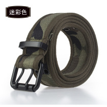 Pure cotton thread outdoor tactical military fan canvas belt belt belt durable male and female Belt
