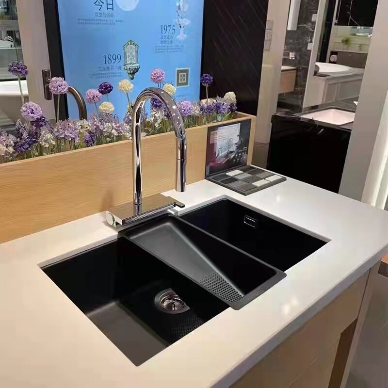 Spot Hansgroyatano M81 Pull-Out Kitchen Faucet with Drain Basket 73837007 73836007