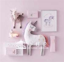  Xiaoyuji Australia adairs childrens pillow white unicorn princess decoration 