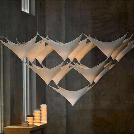 Designer Pyramid Chandelier New Product Modern Creative Art Restaurant Bar Hotel Lobby Duplex Staircase Chandelier