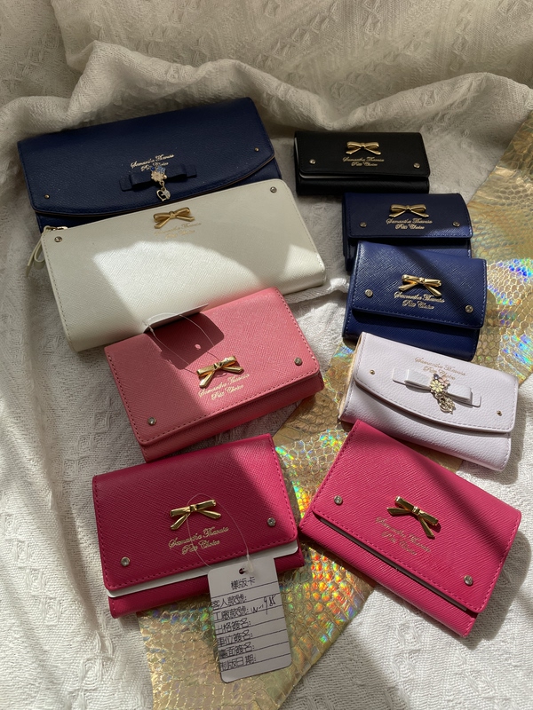 Japanese Surplus Stock Samantha Metal Bow Short Wallet Long Key Case Card Holder 70% off Wallet Cowhide Japanese Surplus Stock Samantha Metal Bow Short Wallet Long Key Case Card Holder 70% off Wallet Cowhide