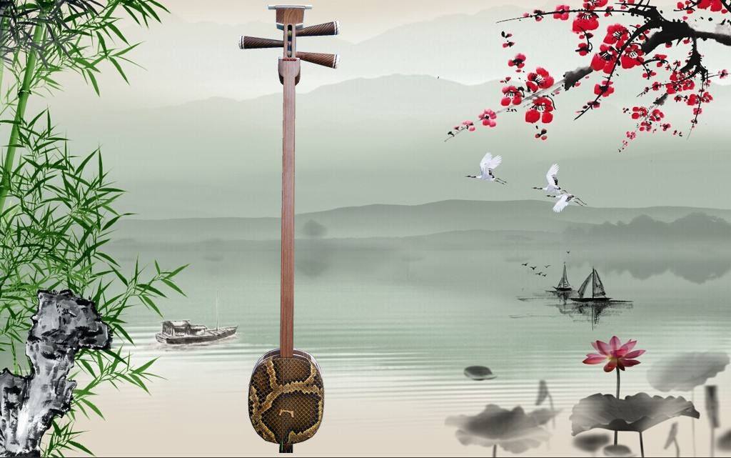 Plucked three-stringed instrument acid branch small three-stringed medium three-stringed three-stringed instrument verification test performance piano