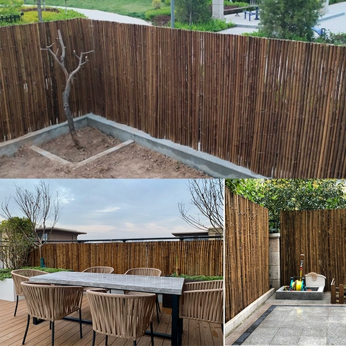 Наружный бамбуковый забор внутренний двор декоративный перегород