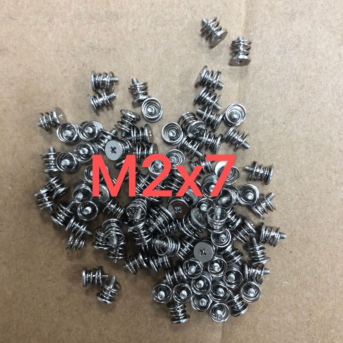 Computer display card back plate screw spring screw various specifications screw screw hard processing 1000 80 yuan