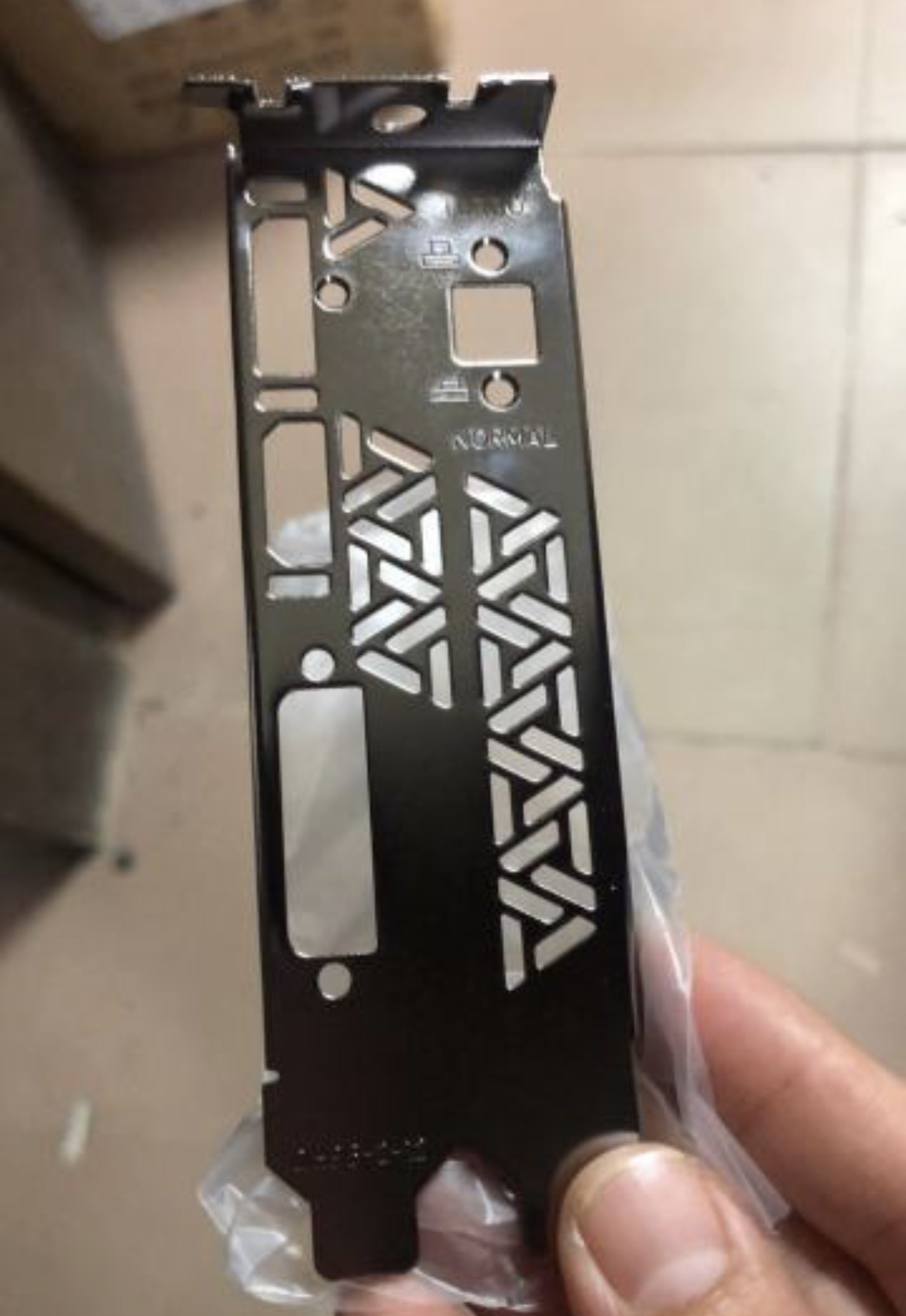 Graphics card accessories Seven Rainbow iGame GTX 1660 6g graphics card gear plate stalls DHPB-2-12-Taobao