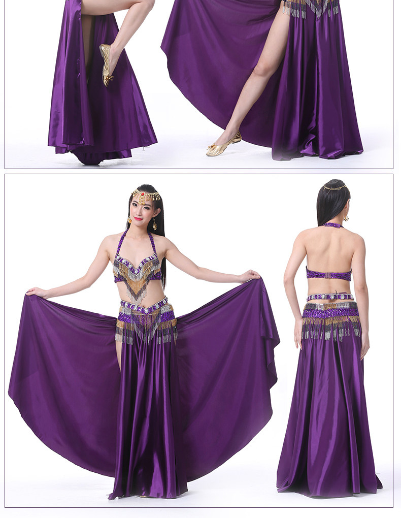 2 Pieces Dancewear Polyester Belly Dance Performance Costumes For Women [5323591716N] 34.69