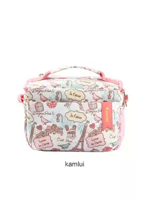 Suitable for Sony a6000 digital storage micro single-lens camera bag female m50 Fuji xt20 cute m6 Canon m100 shoulder 200d portable photography bag accessories 100 guarantee