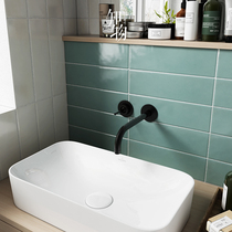 Macaron Strip Brick Retro Full Porcelain Toilet Wall Brick Kitchen Cream White Handmade Brick Bathroom Non-slip Floor Tiles