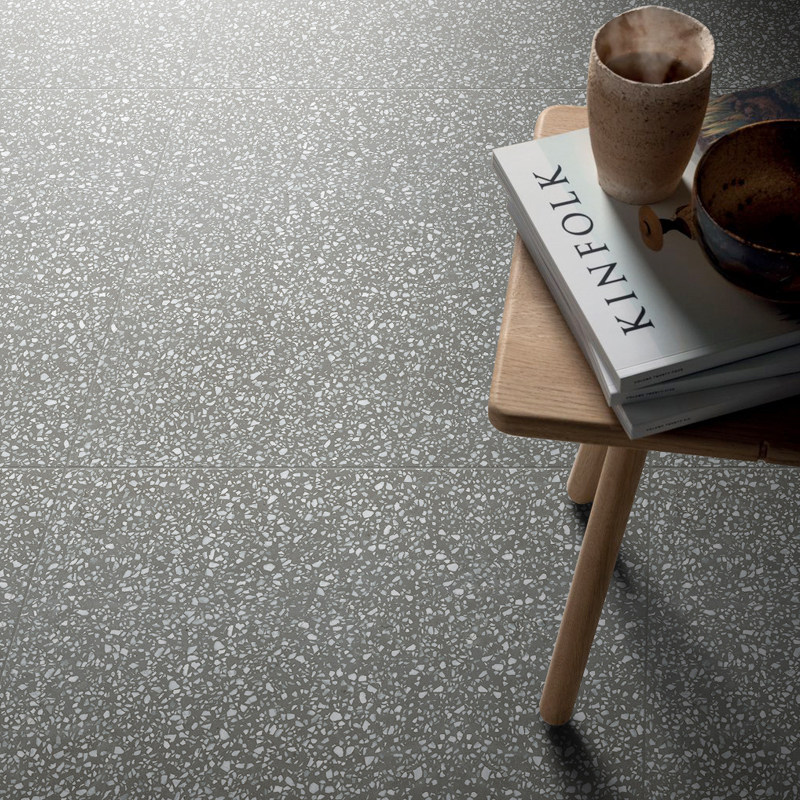 Industrial Style Water Grinding Stone Tiles 800 Grey Cement Brick Catering Dining Room Clothing Specialty Shops Non-slip Brick Wall