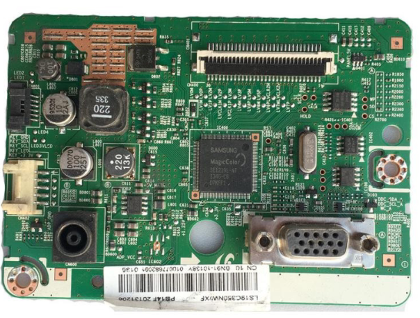 Samsung LS22C150NF 22 inch display power backlight constant current elevated high voltage circuit board motherboard drive board Y
