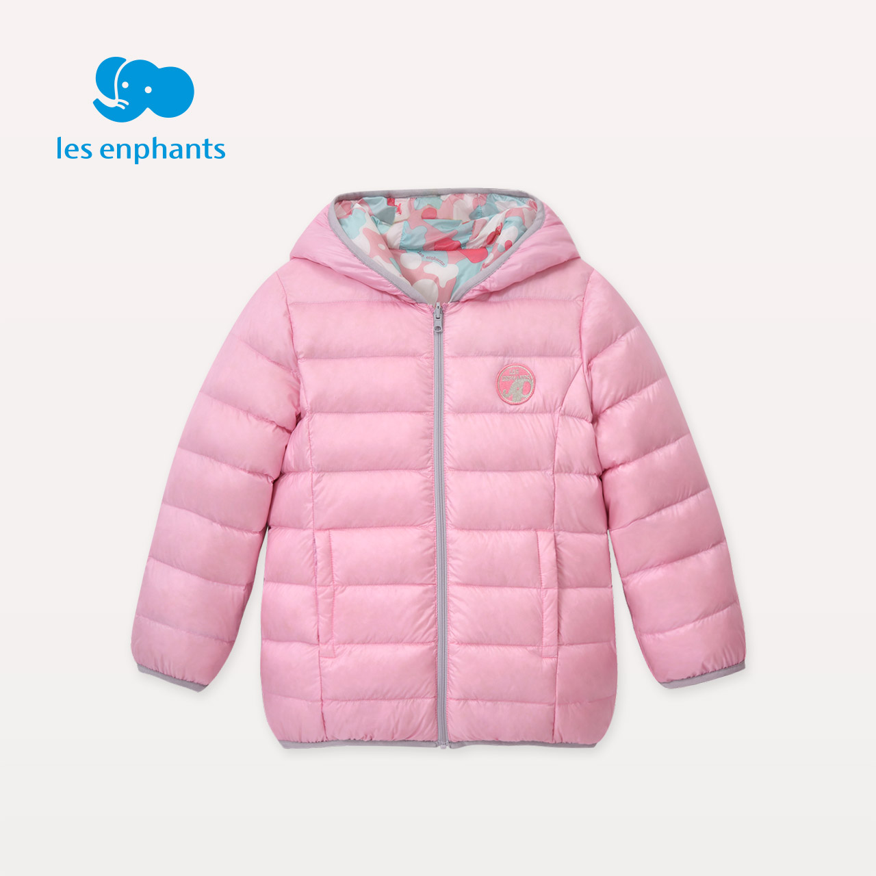 Li phòng bé cho trẻ em xuống áo khoác ấm áp hai mặt mặc windproof áo khoác nam và bé nữ xuống áo khoác mùa đông mới.