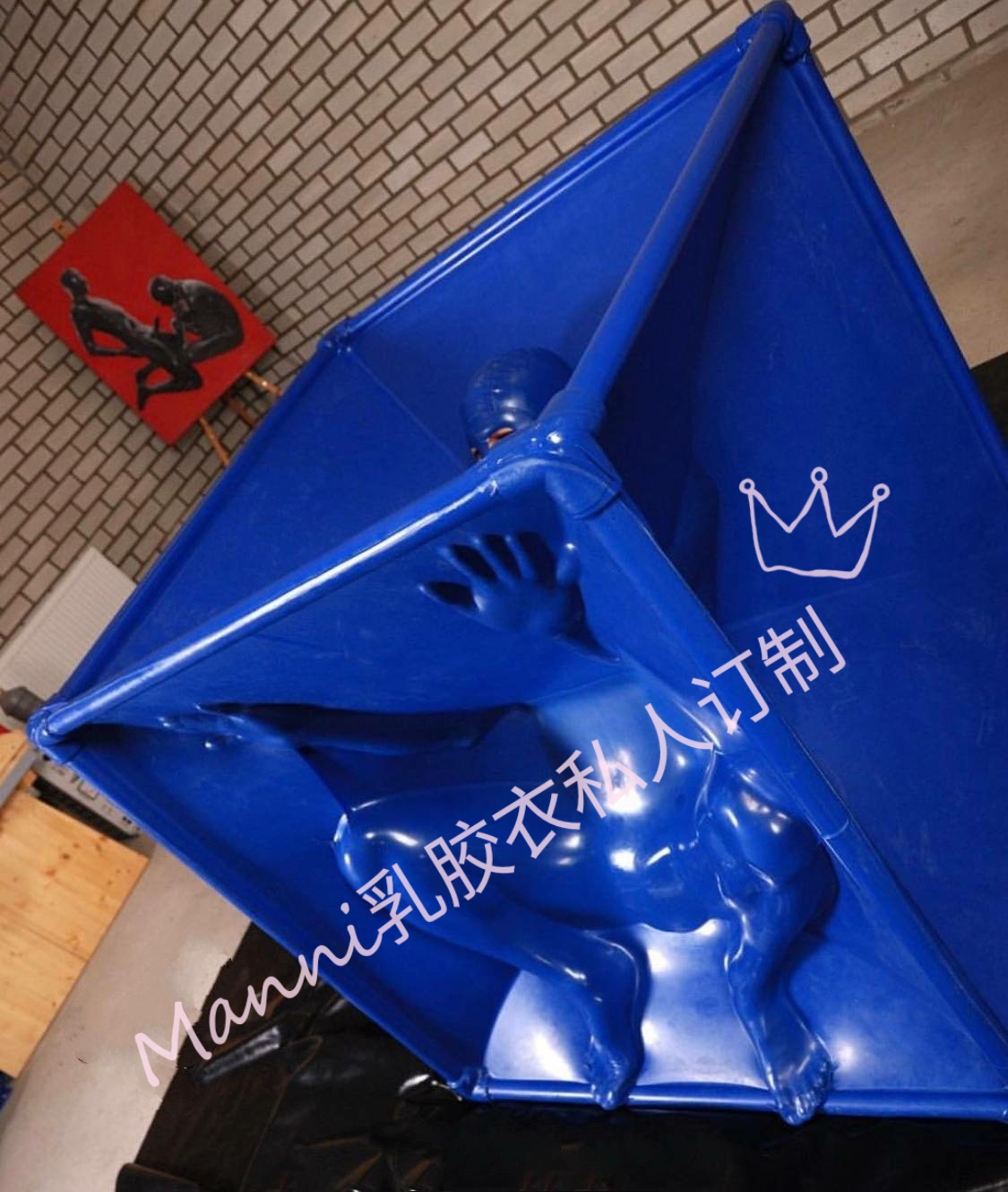 Latex vacuum cabinet, extraction cabinet, vacuum bed, confinement equipment, bondage, self-binding, tight latex clothing customization