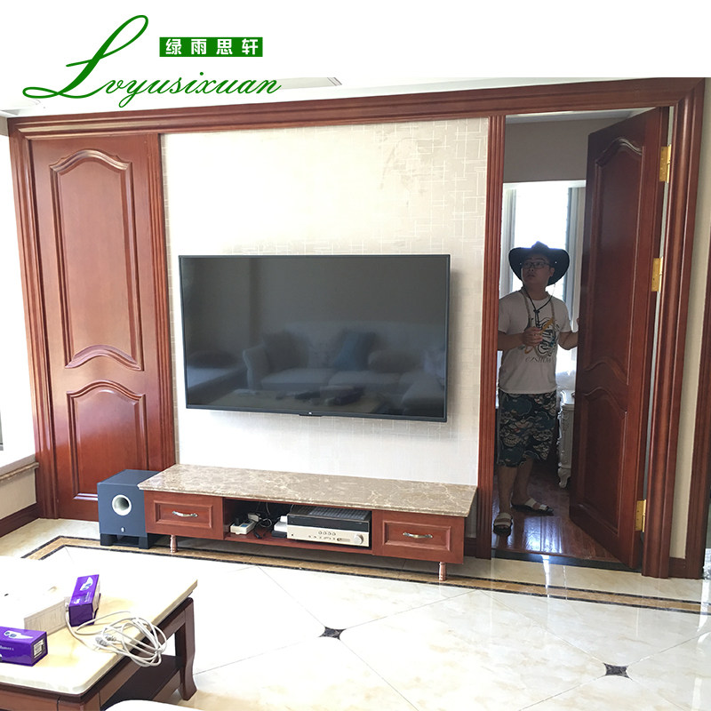 Green Rain Sixuan invisible door set for background dark door concealed invisible door