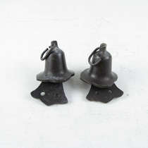 Japanese reflowed copper pieces old utensils handicrafts photography antiques second-hand goods a pair of copper bells AH02