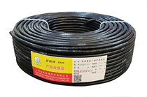 Sail wire RVV2*6 square multi-strand soft sheath wire two-core black power cord full rice national standard pure copper