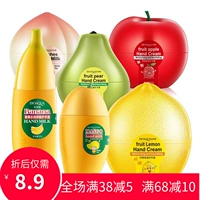 Kem dưỡng ẩm tay trái cây Boquan Ya 6 kết hợp Peach Mango Giữ ẩm tay chăm sóc không nhờn kem dưỡng da tay trắng mịn