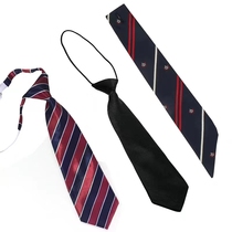 Student School Uniform Striped Tie Boy Collar Tie Red Child Performance Butterfly Knots Black Kindergarten Performance Shirt Collar Flowers