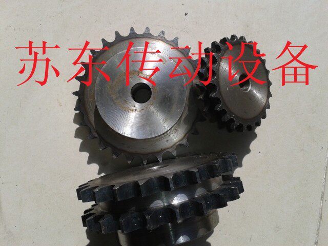 6 minutes double row sprocket with 12A-2 chain 21 22 23 24 25 26 27 28 29 30 teeth