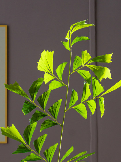 High-End Artificial Fishtail Sunflower, Large Loose-Tailed Sunflower Plant, Fake Tree Potted Plant, Indoor Living Room Artificial Green Plant Landscaping Ornament