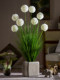 Reed Grass Artificial Flower Hydrangea Plastic Fake Flower Tree Green Plant Indoor Bionic Spherical Plant Decoration Landscaping Ornament