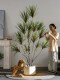 High-End Dragon Blood Tree Artificial Green Plant Indoor Philodendron Potted Plant Ornament Artificial Plant Fake Tree Living Room Landscaping Decoration