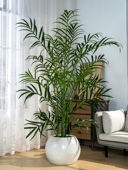 High-End Artificial Green Plant Potted Plant, Sunflower, Indoor Living Room Floor-Standing Home Large Ornament, Simulated Plant Landscaping