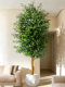 Simulated olive tree large indoor floor-standing potted elm money tree villa landscaping decorative ornaments high-end fake green plants