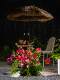 Large Flower Arrangement, Simulated Grass, High-End Shopping Mall Wedding Landscaping, Floral Decorations, Plastic Fake Flowers, Floral Arrangements