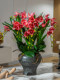 Phalaenopsis Artificial Flowers, Fake Flowers for Home Living Room Dining Table Floral Arrangements, High-End Realistic Plastic Floral Decorations