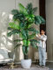 Artificial Green Plant Areca Palm Indoor Palm Tree Floor Potted Plant Artificial Plant Fake Coconut Tree Decorative Ornament Landscaping
