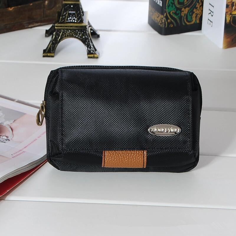 Túi đựng điện thoại di động nam 4,5 / 5 inch đeo đai thể thao ngoài trời chạy mini cung cấp túi vải vừa khít 	túi đeo hông quân đội