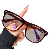 Lao Hua Glasses Женская мужская модная мода с высокой точки зрения Большой рамки показывает молодые высокие определения и модные старики старый свет 100 градусов 150