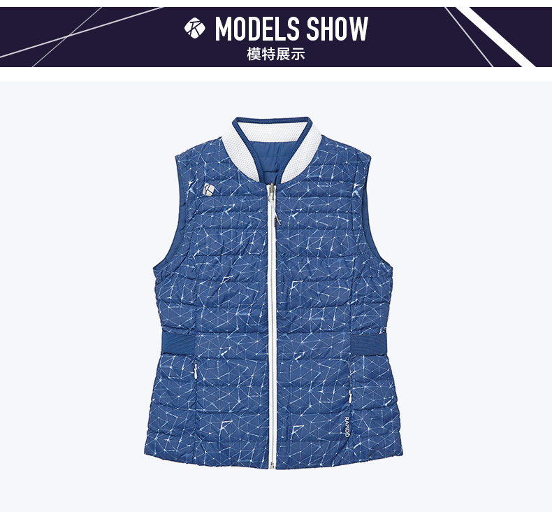 RAPIDO của phụ nữ thể thao ấm áp thường xuống vest CP6Z38P01 áo khoác nam anta