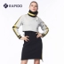 RAPIDO Ramp Ladies Mùa thu hai mảnh nhẹ tương phản mềm mại thể thao - Trang phục thể thao quần thể thao nữ Trang phục thể thao