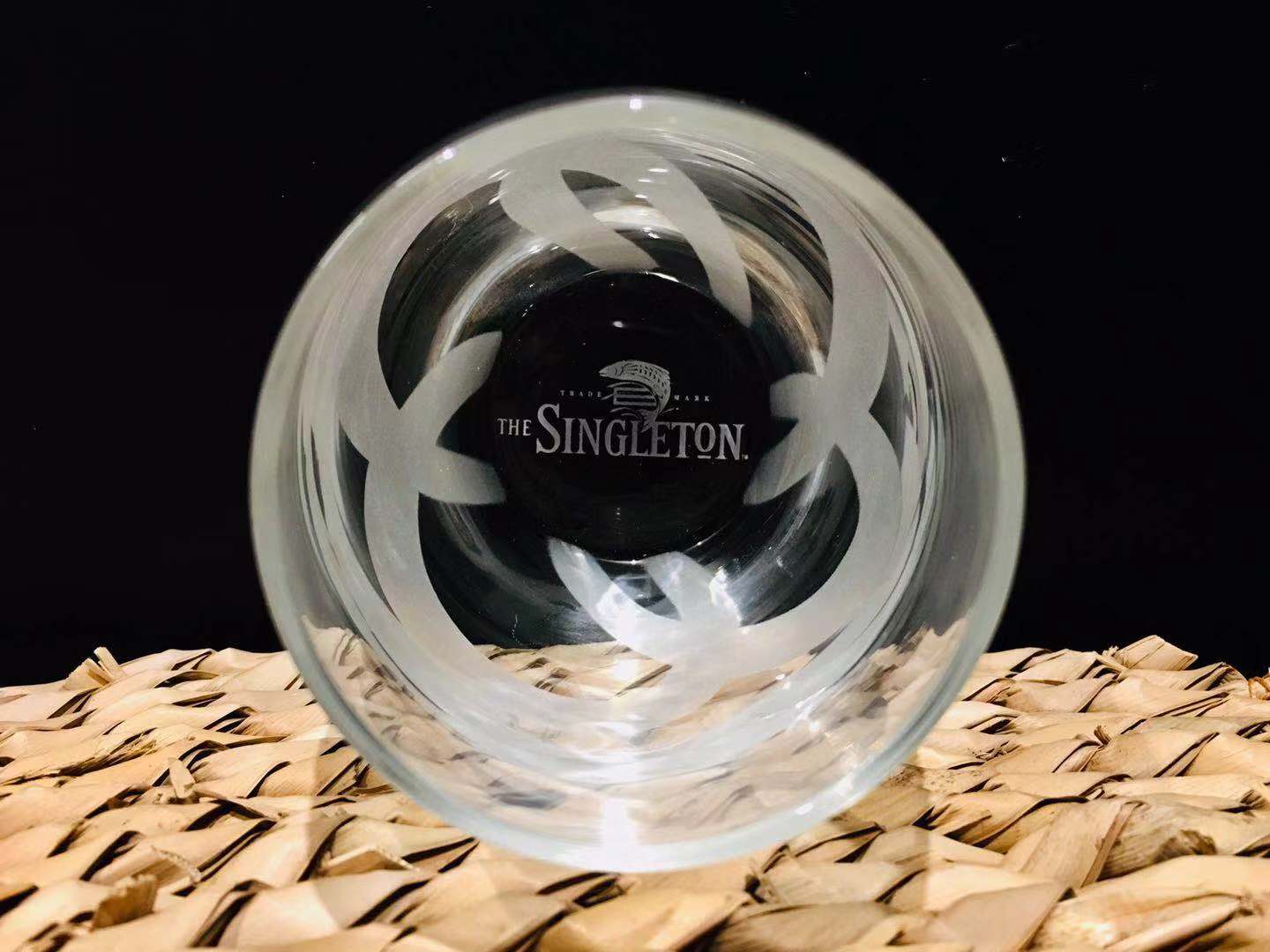 The Singleton Sugden whisky goblet of the wine.