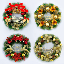 Pine Needles Christmas Flower Rings 40cm Doors Decorated Wall Hanging Accessories Desktop Creativity Wreaths Scene Placement Christmas Decorations