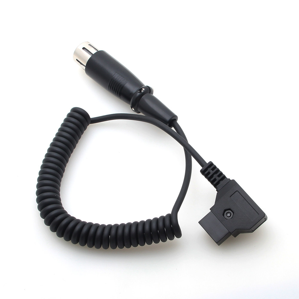 Camera monitor power cord D-TAP B-type plug to four-pin 4-pin XLR female spring cable